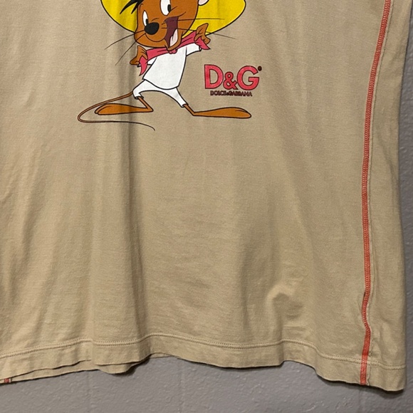 AUTHENTIC ULTRA RARE DOLCE & GABBANA SHIRT SPEEDY GONZALEZ XL SHORT SLEEVE - Picture 6 of 12